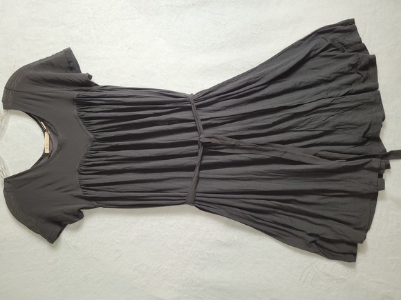 Hugo Boss Orange Women's Grey Upper Mesh/Sheer 100% Lyocell Mini Dress Size M - Picture 1 of 11